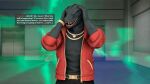 16:9 3d_(artwork) 4k absurd_res anthro belt black_body black_bottomwear black_clothing black_scales black_shirt black_topwear bottomwear clock clothed clothing comic dialogue digit_ring digital_media_(artwork) elevator english_text epic_games eyes_closed fortnite hand_on_head headache hi_res inside jacket jewelry komodo_dragon lizard male meteorsmash monitor_lizard necklace pain plant plant_pot potted_plant red_clothing red_jacket red_topwear reptile scales scalie sharp_teeth shirt solo teeth text text_box thunder_(fortnite) topwear watch widescreen wristwatch