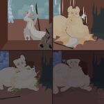 1:1 absurd_res almost_fully_inside anal anal_tail_gulp anal_vore artificr cel_shading comic death digestion duo fatal_vore feral fully_inside gourmand_(rain_world) hand_on_belly hi_res kneading_belly looking_pleasured male rain_world sequence shaded simple_background sitting slugcat sound_effects survivor_(rain_world) tail videocult vore