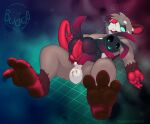  absurd_res ambiguous_anthro ambiguous_gender animal_genitalia animal_penis anthro anthro_on_anthro balls blood bodily_fluids budge_(artist) canine_genitalia canine_penis cock_and_ball_torture corruption digital_creature digital_media_(artwork) dirty dirty_feet duo erection feet foot_fetish foot_on_knot foot_play footjob genital_torture genitals hi_res hot_dogging iota_(bitcoon) knot knotted_penis larger_anthro larger_male looking_back male male/ambiguous male_anthro mammal murid murine nude_anthro nude_male open_mouth paws penis rat ringed_eyes rodent sex sheath size_difference smaller_ambiguous smaller_anthro soles tail toes 