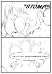3_toes absurd_res alex_(nestman009) bag canyon charizard claws comic dialogue duo english_text feet female feral foot_fetish foot_focus generation_1_pokemon hi_res impact impact_lines male motion_lines nestman009 nintendo pokemon pokemon_(species) rattata rock seraphina_(nestman) speech_bubble stomp_(sound_effect) stomping text toe_claws toes wiggle_lines