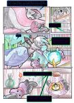 2009 anthro blue_hair comic dragon duo equid equine female hair horse inside male mammal melee_weapon mythological_creature mythological_scalie mythology overweight potion scalie speech_bubble sword text traditional_media_(artwork) virus-20 weapon white_hair wings