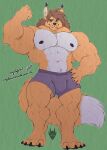 2026 4_toes 5_fingers abs absurd_res anthro areola artist_logo artist_name atimist barazoku biceps big_muscles big_pecs biped black_areola black_claws black_finger_claws black_nipples black_nose black_toe_claws black_tuft blue_eyes boxer_briefs boxer_briefs_only brown_hair bulge calf_muscles canid canine claws closed_smile clothed clothed_anthro clothed_male clothing countershade_torso countershading deltoids digital_drawing_(artwork) digital_media_(artwork) dipstick_tail ear_tuft eyebrows feet finger_claws fingers fist flexing flexing_bicep forearm_muscles fox front_view full-length_portrait fur green_background hair hand_on_hip hand_on_own_hip hi_res huge_muscles humanoid_hands latissimus_dorsi logo long_hair looking_at_viewer male male_anthro mammal markings mouth_closed multicolored_body multicolored_fur muscular muscular_anthro muscular_arms muscular_male muscular_thighs mylife42 navel nipples outline pecs portrait purple_boxer_briefs purple_clothing purple_underwear quads raised_arm simple_background smile smiling_at_viewer solo standing tail tail_markings teeth text toe_claws toes topless topless_anthro topless_male trapezius triceps tuft twitter_handle underwear underwear_only whisker_spots white_body white_countershading white_fur white_tail_tip yellow_body yellow_fur