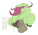 2024 absurd_res ahegao anthro balls big_balls big_penis bodily_fluids brogurtlover69 claws foreskin genital_fluids genitals glans glans_play hi_res league_of_legends looking_pleasured male nude overweight penile penile_squirting penis riot_games sharp_teeth solo tahm_kench_(lol) teeth tencent urine vein veiny_penis watersports