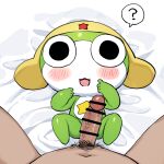 2026 ambiguous_anthro ambiguous_focus ambiguous_gender ambiguous_on_human amphibian anthro anthro_focus bed bedding bedding_background belly belly_markings big_pupils biped blush blush_lines blush_stickers cel_shading censor_bar censored censored_genitalia censored_penis chibi clothing countershading cute_fangs digital_drawing_(artwork) digital_media_(artwork) duo fangs first_person_view frog furniture genitals green_body hat headgear headwear high-angle_view human human_pov imminent_sex interspecies keroro larger_human larger_male looking_at_viewer lying lying_on_bed male male_human male_on_anthro male_pov mammal markings mostly_offscreen_character mostly_offscreen_human mostly_offscreen_male multicolored_body naturally_censored nude nude_human nude_male oblivious on_back on_bed open_mouth open_smile penis plantigrade pubes pupils sgt._frog shaded simple_eyes sitting sitting_on_bed size_difference slim slim_ambiguous slim_anthro smaller_ambiguous smaller_anthro smile solo_focus teeth two_tone_body white_body white_countershading zakopuni