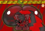 anthro barricade_tape big_butt biohazard_symbol blush butt canid canine canis caution_tape digital_media_(artwork) eggyfarts fart fart_cloud fart_fetish femboy freewaythecat fur green_fart_cloud hair hazard_symbol hi_res lying male mammal on_front simple_background solo symbol tail text wolf