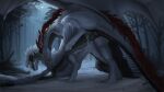 16:9 2022 2_horns 4_toes artist_logo artist_name ass_up back_mane back_wings black_body black_claws black_countershading black_fur black_horn black_penis blue_eyes blue_horn blue_vulva bodily_fluids cheek_tuft claws countershade_face countershade_fur countershade_neck countershade_scales countershade_tail countershade_torso countershading detailed_background digital_media_(artwork) digital_painting_(artwork) digitigrade dipstick_ears doggystyle dragon duo ear_markings ender_(endermoonfur) erection european_mythology eyebrow_horns facial_tuft feathered_wings feathers feet female female_feral female_on_bottom female_penetrated feral feral_on_feral feral_penetrated feral_penetrating feral_penetrating_feral fire flaming_hair flaming_mane forest from_behind_position fur furred_dragon furred_scalie genital_fluids genitals glowing glowing_eyes grey_body grey_fur grey_scales head_horn hi_res horn jadedragoness kalian light lighting logo looking_aside looking_at_another looking_at_partner male male/female male_feral male_on_top male_penetrating male_penetrating_female mane markings membrane_(anatomy) membranous_wings mounting mouth_closed multicolored_ears mythological_creature mythological_scalie mythology on_bottom on_top outside outside_sex painting_(artwork) penetration penile penile_penetration penis penis_in_vagina plant pseudo_hair pseudo_mane quadruped raised_leg rear_view red_eyes red_mane reverse_countershading scales scalie sex shallow_penetration small_horn snout snow spread_wings tail tail_mane tapering_tail teeth teeth_showing text three-quarter_view toe_claws toes toothy_smile tree tuft underpaw vaginal vaginal_penetration vulva wavy_horn western_dragon white_body white_countershading white_ear_tips white_feathers white_fur white_mane widescreen wings