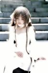  chii chobits cosplay glowing jpeg_artifacts long_hair photo solo 