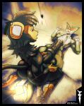 animal_genitalia animal_penis anthro balls big_butt big_penis black_body black_fur butt dnp101 equine_genitalia equine_penis female fur generation_4_pokemon generation_5_pokemon genitals green_body green_fur hi_res liepard lipard luxio male nintendo paws penis piercing pokemon pokemon_(species)