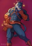 2026 abs absurd_res animal_genitalia ankle_warmers anthro armor ball_tuft balls biceps black_body black_fur body_hair bottomwear brown_bottomwear brown_clothing brown_leg_warmers brown_legwear brown_loincloth chest_harness chronos_"evil"_lait clothed clothing clothing_lift digital_media_(artwork) eliartema11 erection felid feline_tail fur gauntlets genitals gloves golden_axe_(series) golden_axe_(tv_series) handwear harness harness_ring hi_res humanoid_genitalia humanoid_penis hybrid_genitalia hybrid_penis leg_warmers legwear loincloth loincloth_lift looking_at_viewer male mammal muscular muscular_anthro muscular_legs muscular_male nipples no_irises o-ring obliques pantherine pecs penis pupils sega serratus sheath sheathed_humanoid_penis slit_pupils smile smiling_at_viewer solo sparkles tail tapering_penis teeth triceps tuft underbite vein veiny_penis yellow_sclera