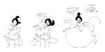 2020 animal_humanoid belly big_belly black_hair bottomwear chair clothing cross-crescent female furniture hair hi_res huge_belly humanoid mammal mammal_humanoid monochrome mouse_humanoid murid murid_humanoid murine murine_humanoid pregnant pregnant_female rodent rodent_humanoid shirt skirt solo speech_bubble text topwear