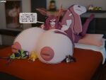 3d_(artwork) 4:3 anthro areola arthropod avali bed bedroom bella_(greg) big_areola big_breasts big_nipples blender_(artwork) blender_cycles_(artwork) breast_size_difference breasts chimera citrus_(greg) colton_(greg) digital_media_(artwork) english_text female female/female fur furniture greg_(artist) group heart_symbol hi_res huge_areola huge_breasts huge_nipples hyper hyper_breasts insect larger_female lepidopteran male male/female mammal moth motion_lines multicolored_body multicolored_fur murid murine nipples olive_(greg) rat rodent size_difference smaller_male text