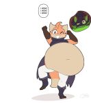 2026 3_frame_animation 3_toes 4_fingers abdominal_bulge animated animated_gif anthro anthro_pred anthro_prey belly belly_squish big_belly big_breasts black_body black_fur bloated bodily_fluids breasts brown_body brown_fur canid canine celebrating cheek_tuft clairen_(rivals_of_aether) cloak clothing countershade_face countershading cowl crouching dawgtoothh digestion digital_media_(artwork) dipstick_tail dungeons_of_aether english_text eyelashes eyes_closed facial_tuft feet felid female female_pred female_prey fingers fist fleet_(dungeons_of_aether) footwear fox front_view fur gloves_(marking) happy hi_res huge_belly hyper hyper_belly internal jumping leg_markings loop mammal markings multicolored_body multicolored_fur navel one_eye_closed orange_body orange_fur pantherine purple_clothing red_eyes rivals_of_aether same_size_vore short_playtime simple_background smile socks_(marking) solo squish stomach_acid tail tail_markings tan_body tan_countershading tan_fur text toeless_footwear toes tuft vore white_background white_clothing wink