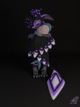 3:4 3_fingers 3_toes 4_ears absurd_res anthro avali blahaj da'vali dark_body davali feathered_wings feathers feet fingers hi_res hug ikea male multi_ear niali_the_avali niali_the_avali_(character) purple_eyes solo standing toes wings