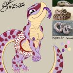 1:1 2025 3_toes 4_fingers anthro areola big_eyes big_tail breasts brown_background claws clothed clothing color_swatch countershade_face countershade_feet countershade_neck countershade_scales countershade_tail countershade_torso countershading dated digital_drawing_(artwork) digital_media_(artwork) digitigrade dutch_angle eyelashes feet female female_anthro finger_claws fingers flat_colors forked_tongue front_view glistening glistening_eyes glistening_tongue hands_together heart_(marking) hi_res high-angle_view hog-nosed_snake humanoid_hands interlocked_fingers legged_snake long_tail looking_at_viewer looking_up looking_up_at_viewer markings medium_breasts multicolored_body multicolored_scales navel nipples non-mammal_breasts non-mammal_nipples pink_claws pink_eyes polka_dot_skirt polka_dots procreate_(artwork) purple_areola purple_body purple_nipples purple_scales purple_tongue red_body red_markings red_scales reference_image reptile scale_markings scales scalie signature simple_background skirt_only smile smiling_at_viewer snake snout solo spe species_name spots spotted_body spotted_scales standing tail tapering_tail text thick_tail thick_thighs toe_claws toes tongue tongue_out topless topless_anthro topless_female ventral_scales western_hog-nosed_snake wide_hips yellow_body yellow_countershading yellow_scales