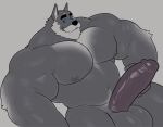 anthro arm_tuft aroused aroused_male balls barazoku beard bedroom_eyes beer_belly belly biceps big_balls big_belly big_muscles big_pecs big_penis black_eyebrows blue_sclera canid canine canis elbow_hair elbow_tuft erection eyebrows facial_hair flirting flirting_with_viewer fondling_penis fur genitals grabbing_own_penis grey_background grey_body grey_fur grin grinning_at_viewer grope hand_on_own_penis hand_on_penis hi_res high-angle_view holding_erection holding_own_penis holding_penis huge_muscles huge_pecs inviting inviting_to_sex inviting_viewer looking_at_viewer male mammal manly masturbation mature_anthro mature_male milkblend musclegut muscular muscular_anthro muscular_arms muscular_male muscular_thighs mustache narrowed_eyes nipples nude nude_anthro nude_male offering_sex offering_to_viewer pecs penile penile_masturbation penis penis_grab penis_squeeze presenting presenting_balls presenting_belly presenting_body presenting_pecs presenting_penis rubbing_penis seducing_viewer seductive self_grope showing_off_muscles sideburns simple_background smile smiling_at_viewer smirk smirking_at_viewer solo standing stroking_penis thick_arms thick_eyebrows thick_penis thick_thighs tough_guy tuft vein veiny_penis white_beard white_body white_facial_hair white_fur white_mustache white_sideburns wolf