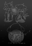 absurd_res anthro asking asphyxiation bovid breath_play caprine cigarette comic dialogue domestic_cat duo felid feline felis goat hi_res horn male male/male mammal monochrome nildotpng romantic romantic_couple sitting sitting_on_another smoking smoking_cigarette strangling text