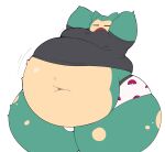 2026 absurd_res anthro arm_tuft belly belly_tuft big_belly big_butt bottom_heavy butt chest_markings clothing eyes_closed fur generation_1_pokemon guooo123456 hands_behind_head hi_res hip_tuft huge_belly huge_butt huge_hips huge_thighs jiggling male mammal markings moobs multicolored_body multicolored_fur navel nintendo obese obese_anthro obese_male open_mouth overweight overweight_anthro overweight_male pokeball pokeball_clothing pokeball_print pokemon pokemon_(species) shirt simple_background snorlax solo spots spotted_body stretching t-shirt thick_thighs topwear tuft underwear white_background wide_hipped_anthro wide_hipped_male wide_hips wobbling_belly yawn yawning_position