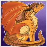 1:1 2026 absurd_res ambiguous_gender blep dragon european_mythology facial_horn feral hi_res horn hybrid kovi_kodi long_neck looking_at_viewer membrane_(anatomy) membranous_wings mythological_creature mythological_scalie mythology nose_horn nose_spike open_wings sandwing_(wof) scales scalie simple_background sitting smile snout solo spikes spikes_(anatomy) sunny_(wof) tail tongue tongue_out western_dragon wings wings_of_fire