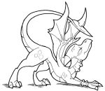 2008 3_fingers 3_toes activision arm_markings armlet ass_up blade collar curved_tail cynder dated dragon eyes_closed facial_markings feet female female_feral feral fingers head_markings hip_markings horn_sheath leg_markings markings membrane_(anatomy) membranous_wings metal_collar monochrome mythological_creature mythological_scalie mythology quadruped razzek scalie shadow shoulder_markings signature sketch slim_feral solo spyro_the_dragon standing stretching tail tail_blade tapering_tail the_legend_of_spyro toes weapon_tail wing_blade wings
