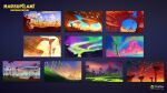 16:9 2022 3_horns 4_fingers 4_toes adobe_photoshop_(artwork) ambiguous_feral ambiguous_gender ankylosaurian ankylosaurid ankylosaurus antonin_jury aurora_(phenomenon) back_spikes beak blue_sky brachiosaurid brachiosaurus brown_body brown_tail cactus colored company_logo company_name concept_art desert digital_drawing_(artwork) digital_media_(artwork) dinosaur dust english_description english_text featureless_face feet feral fingers flying forest grass green_body green_skin group hi_res hill horn larger_ambiguous larger_feral lava light lighting long_beak long_neck macronarian marsupilami:_hoobadventure marsupilami_(series) membrane_(anatomy) membranous_wings midair mountain mountain_range multi_horn multiple_images nude nude_ambiguous ocellus_services official_art ornithischian outside pink_cloud plant prehistoric_species pteranodon pteranodontid pterosaur quadruped raining reptile river saurischian sauropod sauropodomorph scalie shaded shockwave_(marsupilami) short_legs size_difference sky smaller_ambiguous smaller_feral smoke spikes spikes_(anatomy) standing star starry_sky tail tan_beak tan_body tan_membrane tan_skin tan_wings text thyreophoran title toes tree volcano widescreen wings