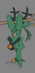 2026 3_toes 5_fingers anthro athletic athletic_male avian backsack balls berry bird black_arms black_feet black_legs bottomwear branch bullchicken claws clothed clothing coiled_tail digitigrade dragon eating eyes_closed feet fingers flaccid food foreskin fruit fur furred_dragon furred_scalie genitals green_balls green_body green_ears green_fur green_tail grey_penis hanging_from_branch hanging_upside_down holding_food holding_object humanoid_genitalia humanoid_penis hybrid ineffective_clothing ineffective_loincloth loincloth loincloth_only long_tail male mostly_nude mythological_creature mythological_scalie mythology navel penis plant pointy_ears saggy_balls scalie scuted_arms scuted_legs scutes simple_background smile snout solo tail tail_tuft toe_claws toes topless tuft unretracted_foreskin upside_down whiskers yellow_face