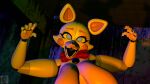 16:9 3d_(artwork) animatronic anthro big_breasts bigratsfm bow_tie breasts canid canine digital_media_(artwork) eyelashes female five_nights_at_freddy's fox funtime_foxy_(fnaf) hands_up heart_pupils heart_symbol hi_res huge_breasts long_eyelashes long_nails looking_at_viewer machine mammal nails robot scottgames sharp_teeth sister_location solo source_filmmaker_(artwork) speaker teeth widescreen