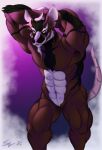 2024 abs alpha_channel alternate_version_at_source anthro beard biceps biped black_body black_fur brown_body brown_eyes brown_fur digital_media_(artwork) eyebrows facial_hair featureless_chest featureless_crotch forearm_muscles fur grin grinning_at_viewer hands_behind_head hi_res ivore looking_at_viewer male male_anthro mammal master_splinter multicolored_body multicolored_fur murid murine muscular muscular_anthro muscular_male notched_ear nude nude_anthro nude_male pecs pink_hands pink_inner_ear pink_nose pink_tail portrait purple_background quads rat rodent shaded signature simple_background smile smiling_at_viewer solo standing tail teenage_mutant_ninja_turtles teenage_mutant_ninja_turtles_(2012) teeth three-quarter_portrait three-quarter_view transparent_background triceps white_beard white_body white_eyebrows white_facial_hair white_fur