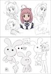  artist_request bunnie bunny expressions face m.o.m.o. partially_colored stuffed_toy translation_request xenosaga 