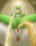 2026 anthro anus bodily_fluids breasts daughter_(lore) drain_scat duo embarrassed female female_peeing first_person_view gardevoir generation_3_pokemon genital_fluids genitals green_body hand_holding hi_res inside kirlia looking_at_viewer looking_down looking_down_at_viewer low-angle_view mother_(lore) mother_and_child_(lore) mother_and_daughter_(lore) multicolored_body nintendo parent_(lore) parent_and_child_(lore) parent_and_daughter_(lore) peeing peeing_on_viewer peeing_together pokemon pokemon_(species) red_eyes sitting sitting_on_toilet spread_legs spreading toilet toilet_pov toilet_use two_tone_body urine urine_stream vulva watersports white_body worm's-eye_view
