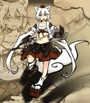 animal_humanoid armor asian_clothing black_bottomwear black_clothing black_skirt bottomwear canid canid_humanoid canine canine_humanoid clothed clothed_female clothed_humanoid clothing collarbone east_asian_clothing female female_humanoid flesh_fang footwear gauntlets geta gloves hair handwear hat headgear headwear hi_res holding_katana holding_melee_weapon holding_object holding_sword holding_weapon humanoid japanese_clothing katana mammal mammal_humanoid melee_weapon momiji_inubashiri multicolored_bottomwear multicolored_clothing multicolored_skirt navel open_clothing open_mouth open_topwear open_vest red_bottomwear red_clothing red_footwear red_geta red_hat red_headwear red_skirt short_hair skirt solo sword tail tengu_geta tokin_hat topwear touhou tube_top two_tone_bottomwear two_tone_clothing two_tone_skirt vest weapon white_clothing white_ears white_hair white_tail white_topwear white_vest wolf_humanoid yellow_eyes yudepii
