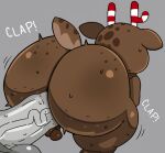 anal anal_penetration anthro blushcrunch_studio bodily_fluids butt clap_(sound_effect) dandy's_world deer furu_flami genitals male mammal new_world_deer penetration penis reindeer roblox rudie_(dandy's_world) sex solo sweat
