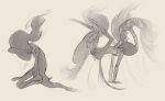 anthro arthropod between_legs bodily_fluids butt clitoral clitoral_masturbation clitoral_rubbing clitoris cloak clothing digital_drawing_(artwork) digital_media_(artwork) ejaculation ev1lfoxx featureless_chest featureless_face female female/female female_orgasm finger_in_mouth fingering fingering_partner flat_chested flying genital_fluids genitals ghost group hi_res hollow_knight:_silksong hollow_knight_(franchise) inner_labia intimate kneeling line_art looking_pleasured lying masturbation monochrome motion_lines nonbinary_(lore) nude on_back on_ground orgasm penetration phantom_(hollow_knight:_silksong) phasing phasing_through_another pseudo_hair segmented_body sex shaking silk simple_background sitting sketch spirit spread_legs spreading standing team_cherry trio vaginal vaginal_fingering vaginal_fluids vaginal_masturbation vaginal_penetration vaginal_squirting vulva wraith_(hollow_knight:_silksong)