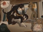 1691_position 69_position absurd_res afternoon animal_genitalia animal_penis anthro appenzeller_mountain_dog armor bisexual bisexual_male bodily_fluids border_collie canid canine canine_genitalia canine_penis canis collie cougar coyobites curling_toes cutaway domestic_dog eye_roll feet felid feline female female_penetrated foursome from_behind_position genitals group group_sex hand_holding headgear helmet herding_dog hi_res hip_grab humanoid_genitalia humanoid_vulva knotting leg_grab licking looking_pleasured male male/female male/male male_penetrating male_penetrating_female mammal molosser mountain mountain_dog ned_poynter oral pantherine pastoral_dog penetration penile penile_penetration penis penis_in_vagina saliva saliva_string sex sheath sheepdog sheila_monaghan shoulder_grab ski snow snow_leopard sunset swiss_mountain_dog tongue tongue_out vaginal vaginal_penetration valden vulva