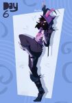 ambiguous_gender anthro big_butt butt clothing deltarune epic_games eyewear fortnite gesture glasses hand_gesture hi_res hood horn legwear merritz mixed_media on_one_leg pose ralsei raven_team_leader shadow_face standing thick_thighs undertale_(series) v_sign