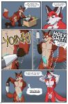 absurd_res accidental_vore amputation amputee animal_genitalia animal_penis anthro archy_fox balls blush butt canid canine canine_genitalia canine_penis canis cleaning_tool comic dialogue digital_media_(artwork) dipstick_ears disability duo dust dusting ear_markings english_text erection fingerless_(marking) fingerless_gloves_(marking) fox fur fur_markings genitals gloves_(marking) glowing glowing_eyes glowing_genitalia glowing_markings glowing_tongue hi_res humanoid_genitalia humanoid_penis inanimate_pred knot ky_the_capybara limbless looking_pleasured male male/male mammal maple_(ky) markings missing_arm multicolored_ears muscular muscular_male nude open_mouth penis profanity shocked smile sound_effects speech_bubble story story_in_description suction tail tail_markings text tongue tongue_out tuft vacuum_cleaner vacuum_vore vore white_body wolf worried worried_look