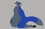 2023 2d_animation abdominal_bulge ambiguous_gender ambiguous_prey animated animated_gif anthro anthro_pred anthro_prey belly big_belly black_claws black_pawpads blue_body butt canid canine canis claws dipstick_tail duo fangs frame_by_frame grey_body hair hand_on_belly huge_belly jewelry kneeling male male_pred mammal markings multicolored_body necklace necklace_only nude oral_vore pawpads paws roobin same_size_vore short_hair short_playtime side_view simple_background snout tail tail_markings teeth tongue tongue_out two_tone_body vore wolf