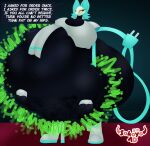 after_vore anthro anthro_pred belly big_belly big_breasts black_body blue_body bodily_noises bone breasts butt clothing darkner death deltarune dialogue digestion digestion_noises digital_media_(artwork) english_text face_imprint fatal_vore felid feline female female_anthro female_pred footwear fully_inside hair hi_res huge_belly huge_breasts hyper hyper_belly imprint machine mammal muffled multiple_prey onomatopoeia oral_vore robot rumbling_stomach same_size_vore skull sokoyo_owo sound_effects speech_bubble struggling struggling_prey talking_to_another talking_to_prey tasque_manager text thick_thighs undertale_(series) unwilling_prey vore yellow_eyes