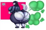 3:2 anthro big_breasts big_butt blue_eyes border border_collie bottomwear breasts butt canid canine canis clothed clothing colette_catchlove collie domestic_dog eyeshadow eyewear fart fart_cloud female floppy_ears footwear glasses hair hair_over_eye herding_dog hi_res huge_butt hyper hyper_butt long_hair looking_at_viewer makeup mammal miniskirt miniskirt_lift pastoral_dog pattern_clothing pattern_underwear raised_tail school_uniform sheepdog shoes skirt smile socks solo striped_clothing striped_underwear stripes tail tail_under_skirt teeth thick_thighs tight_underwear underwear uniform white_border wide_hips zigzzyracoon