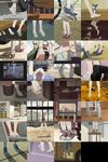  barefoot chihuahua collage dog feet highres miyama_miki miyama_miku multiple_girls screencap shoes subtitled zettai_shounen 