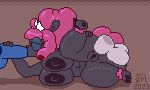 2023 5:3 anal anal_penetration animated animated_gif anthro anthro_penetrated anus areola balls big_areola big_breasts big_butt big_hair blue_balls blue_penis bovid breasts brown_background butt caprine chloe_(eikasianspire) digital_media_(artwork) disembodied_penis double_penetration fellatio female female_penetrated genitals group group_sex hair hand_on_butt hand_on_penis horn huge_areola huge_breasts loop male male/female male_penetrating male_penetrating_female mammal nipples nude oral oral_penetration penetration penile penile_penetration penis penis_in_ass penis_in_mouth pink_hair pixel_(artwork) pixel_animation sex shadow sheep short_playtime signature simple_background spitroast spread_legs spreading toilet_man trio vulva white_balls white_penis