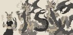2026 2_horns absurd_res anthro black_bottomwear black_clothing black_collar black_pants black_penis black_shirt black_t-shirt black_tail black_topwear bodily_fluids body_size_growth bottomwear brown_body brown_horn brown_penis brown_scales brown_tail brown_wings calf_tuft centipede_tail cloacal_penis clothed clothed_anthro clothed_male clothing collar dragon ear_tuft european_mythology felid feline forked_tongue fully_clothed fully_clothed_anthro fully_clothed_male fur furred_dragon furred_scalie genital_fluids genitals green_sclera green_tongue grey_body grey_fur grey_stripes grey_tail handpaw hi_res horn leg_tuft male mammal membrane_(anatomy) membranous_wings multicolored_body multicolored_fur multicolored_tail mythological_creature mythological_scalie mythology nude_anthro nude_male oversized_bottomwear oversized_clothing oversized_pants pants paws penis portrait precum scales scalie shirt simple_background size_transformation smoke solo species_transformation spiked_collar spiked_tail spikes spikes_(anatomy) stripes t-shirt tail tan_background tan_body tan_fur tan_theme teeth thorn_paw three-quarter_portrait tongue topwear torn_clothing torn_shirt torn_topwear transformation transformation_sequence tuft ventral_scales western_dragon wings