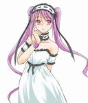  dress euryale fate/hollow_ataraxia fate/stay_night fate_(series) long_hair mizutani_hozumi pink_eyes pink_hair solo stheno strapless strapless_dress twintails very_long_hair 