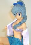  bra braid figure full_metal_panic! lingerie open_clothes open_shirt photo shirt solo teletha_testarossa underwear undressing 