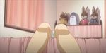  animated animated_gif feet lowres panties screencap shigure_asa shuffle! solo underwear white_panties 