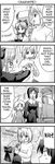  4koma arcueid_brunestud artist_request character_request ciel comic greyscale hard_translated len long_sleeves monochrome multiple_girls pointy_ears translated tsukihime 