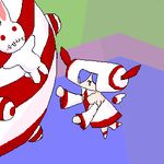  artist_request bunny katamari katamari_damacy long_sleeves lowres oekaki original pleinair solo usagi-san 
