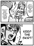  1girl comic fundoshi greyscale hard_translated homeko homeo imuhata_shimuro japanese_clothes monochrome os-tan translated xp_home-tan xpmc 