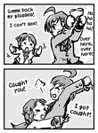  1girl comic greyscale hard_translated homeo imuhata_shimuro me-kun monochrome os-tan translated xp_home-tan xpmc 