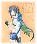  artist_request asymmetrical_wings bad_anatomy blue_hair blue_sailor_collar dizzy guilty_gear lowres red_eyes sailor_collar solo tail wings 