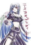  artist_request asymmetrical_wings blue_hair blush cosplay dizzy guilty_gear open_mouth red_eyes sketch solo testament_(guilty_gear) testament_(guilty_gear)_(cosplay) wings 